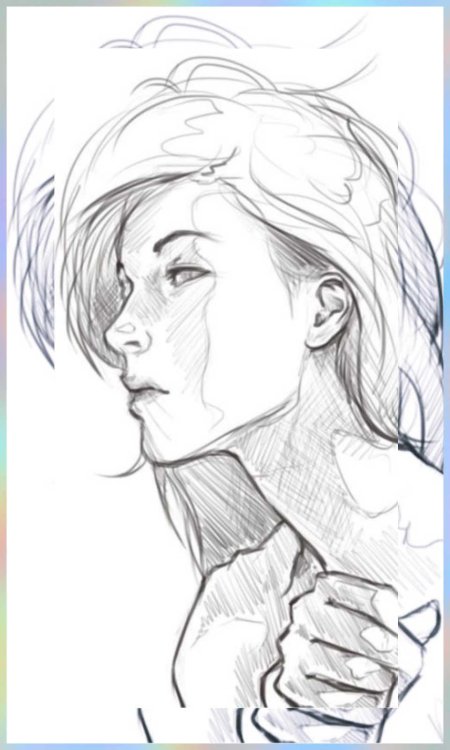 Набросок девушки