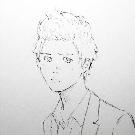 Аниме мальчики для срисовки