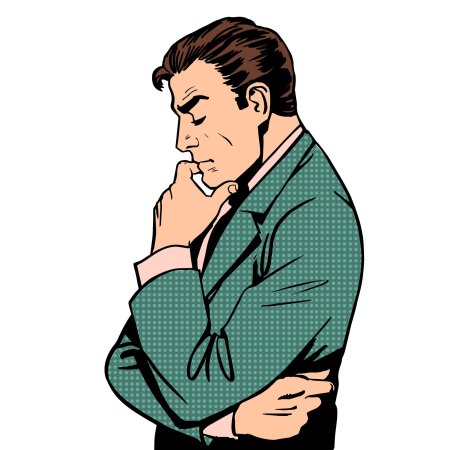 Думает человек