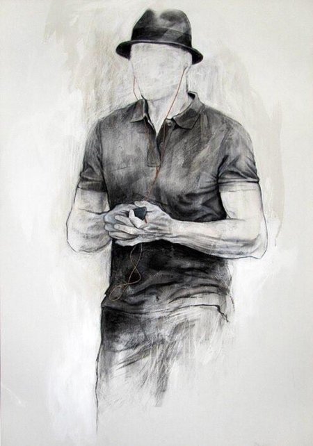 Люди карандашом