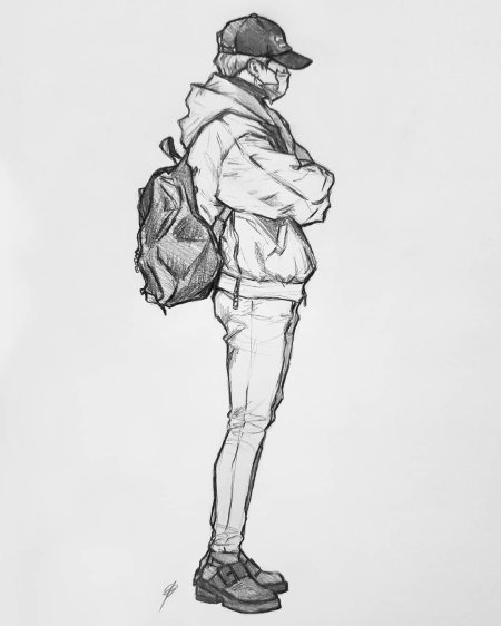 Наброски бтс в полный рост