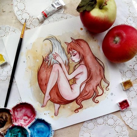 Рисунки акварелью для срисовки