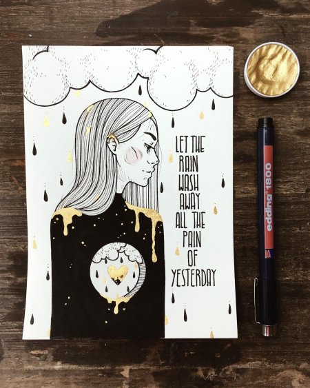 Рисунки для срисовки в скетчбук