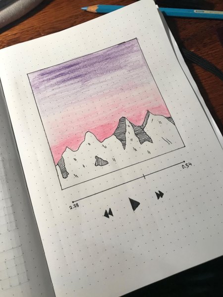 Идеи для скетчбука легкие