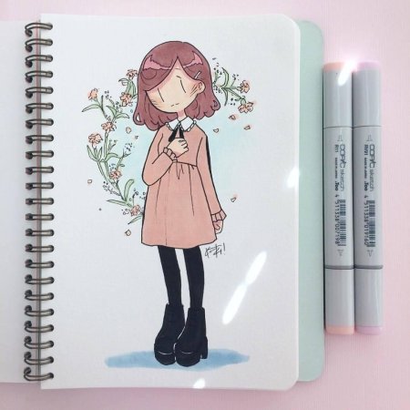 Рисунки для скетчбука милые