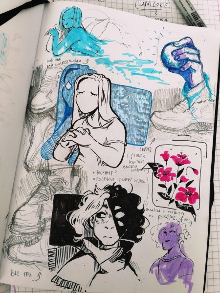 Идеи рисунков для скетчбука