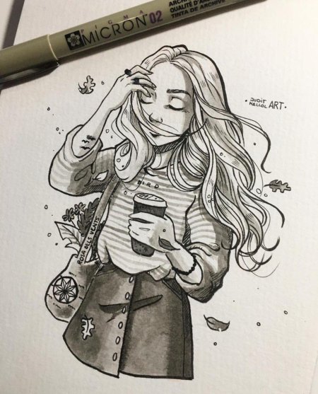 Рисунки в скетчбук