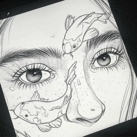 Красивые арты карандашом