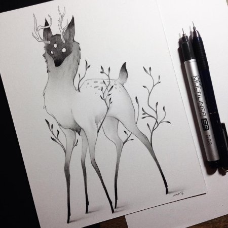 Необычные рисунки карандашом