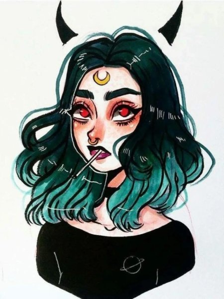 Рисунки для скетчбука девушки