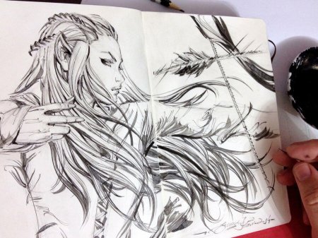 Зарисовки в скетчбук