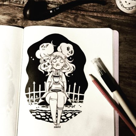 Маленькие рисунки для скетчбука