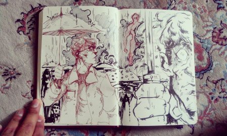 Скетчбуки художников