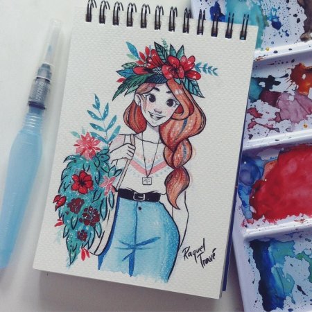 Рисунки для срисовки в скетчбук маркерами начинающих