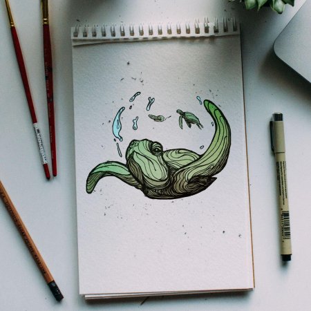 Рисунки для срисовки скетчбук