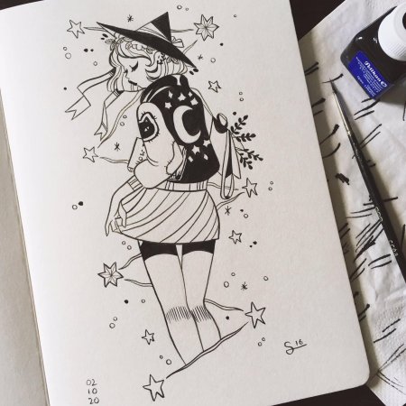 Скетчбук ведьмы