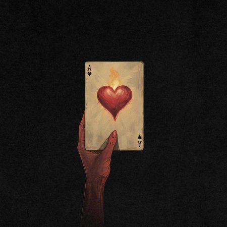 Игральная карта туз черви