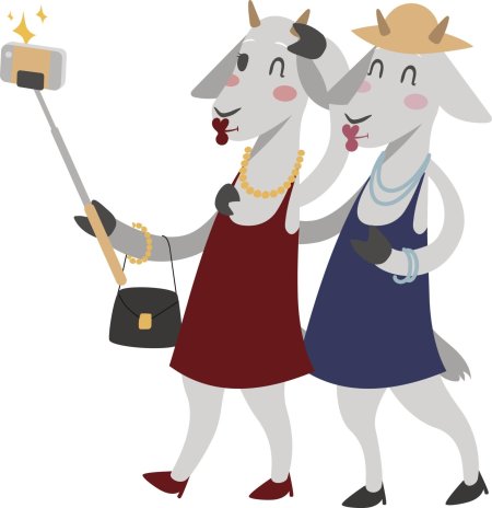 Подруга коза