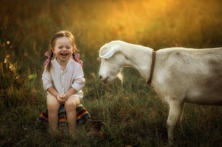 Фотосессия с козой