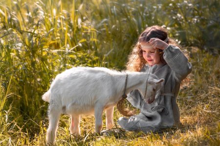 Фотосессия с козликом