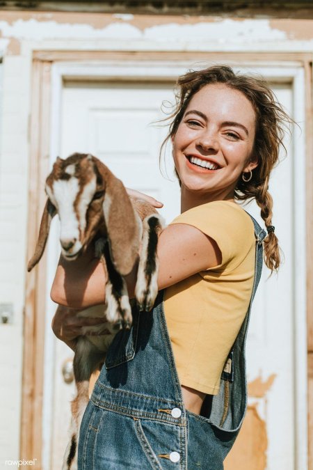 Девушка фермер