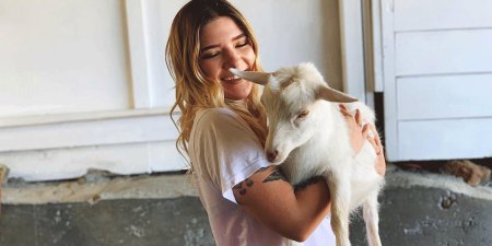 Фотосессия с козой