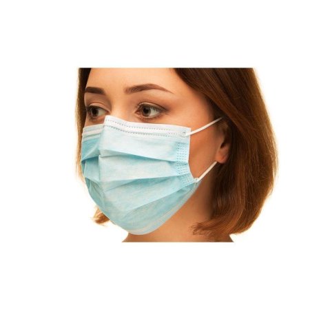 Маска медицинская трехслойная одноразовая