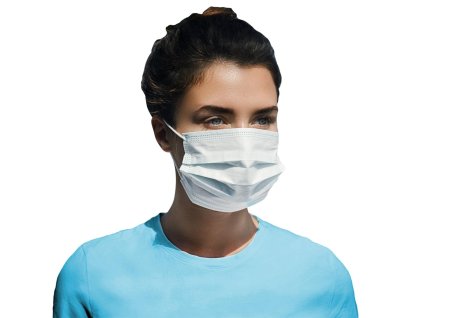 Человек в маске медицинской