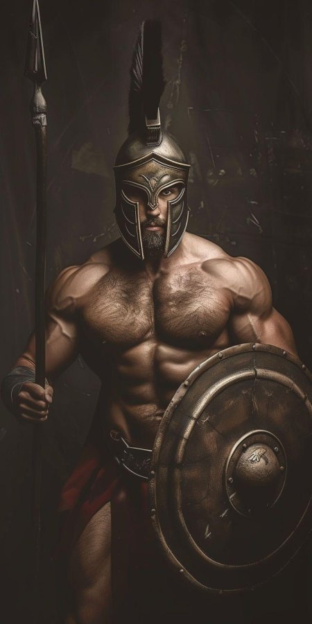 Спартанец воин
