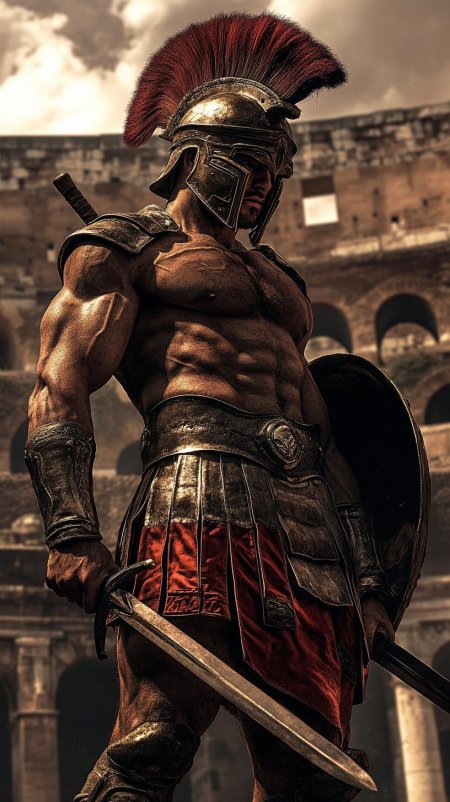 Воин спартанец