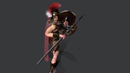 Воин древней греции гоплит