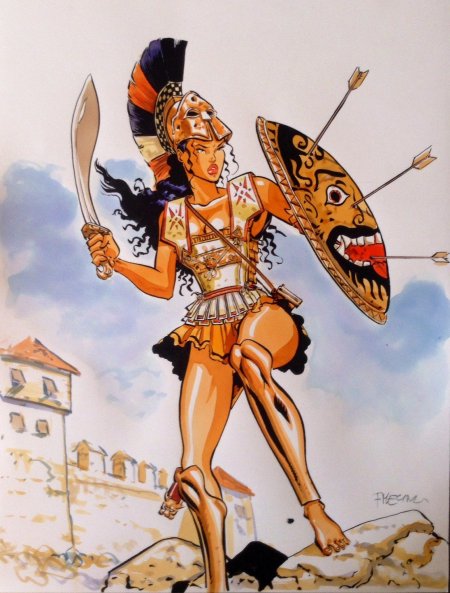 Спартанки древней греции