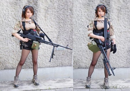 Девушка с пулеметом
