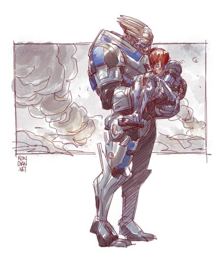 Шепард и гаррус