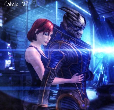 Гаррус и шепард любовь