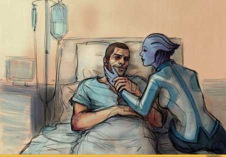 Шепард и лиара