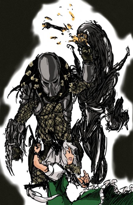 Хищник яутжа чужой