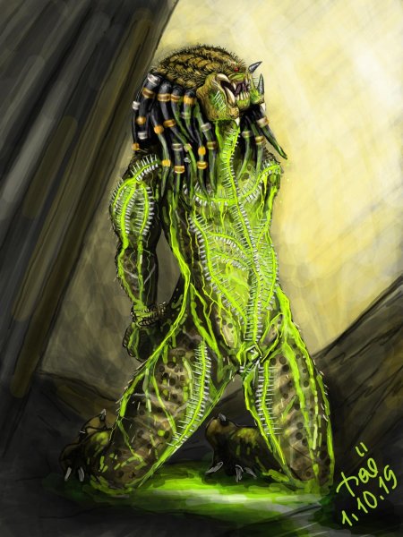 Самка хищника