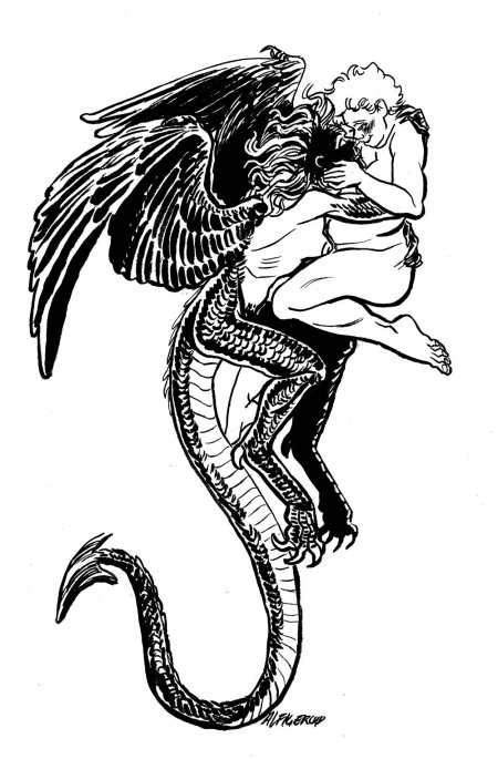 Meandraco ксенофилия