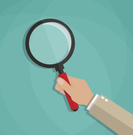 Лупа рисунок