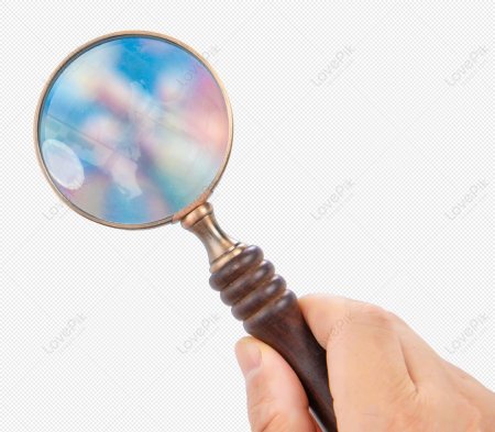 Лупа ручная увеличительное стекло