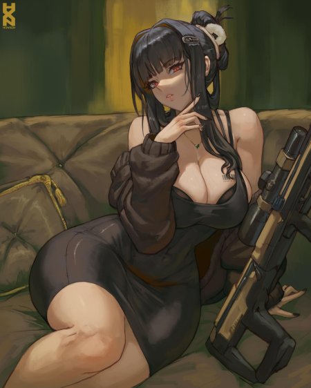 Красивая аниме девушка