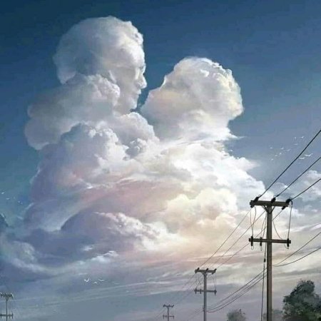 Облака на небе