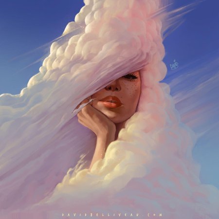 Девушка в облаках