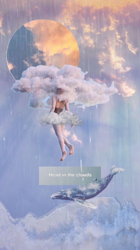 Кит в облаках