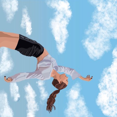 Девушка иллюстрация