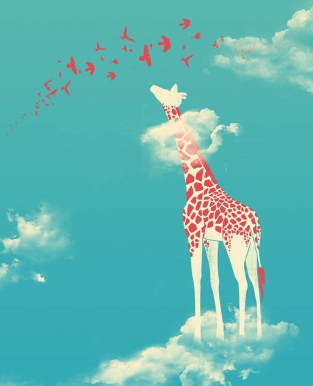 Жираф фон