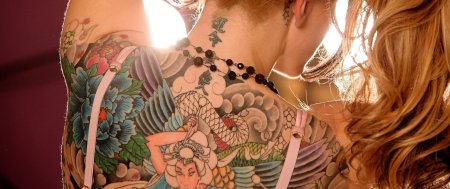 Красивая тату для девушки