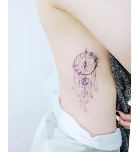 Нежное тату для девушек