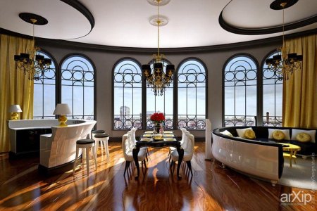 Арт деко окна интерьер